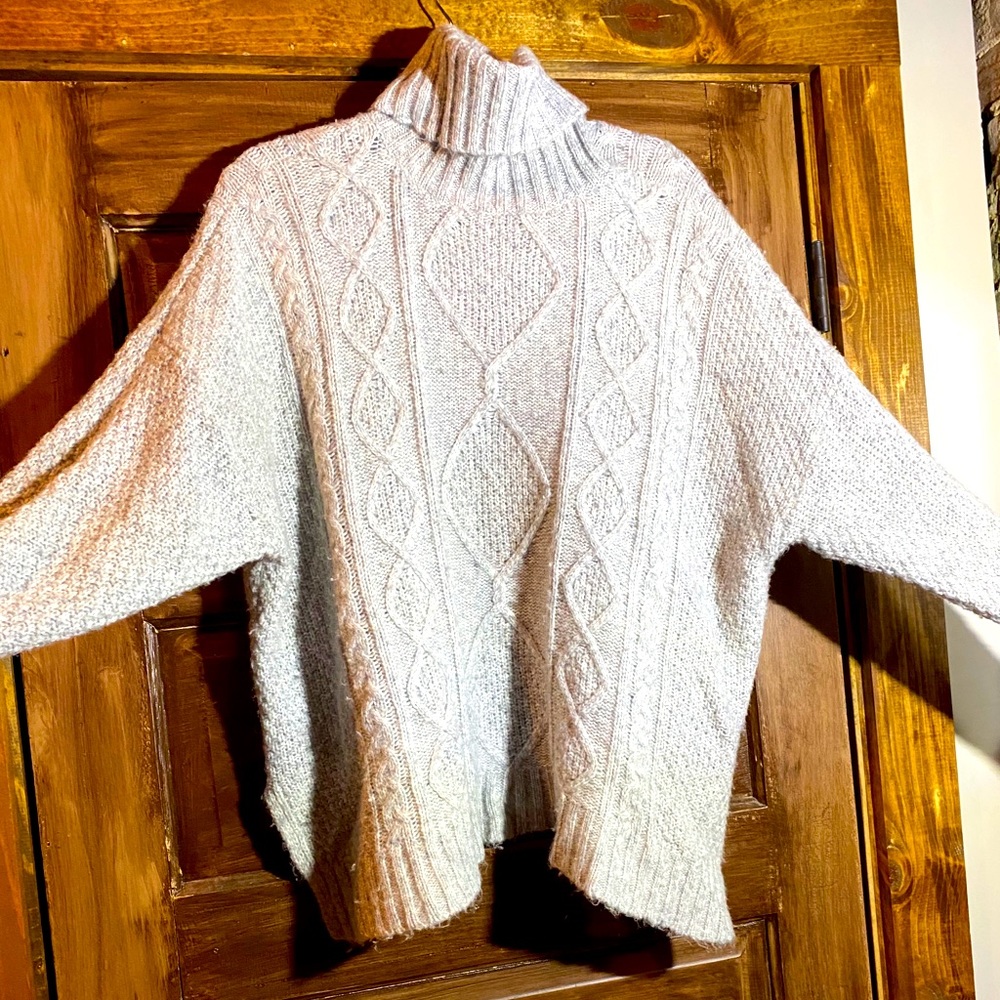 Aerie over sized cable knit sweater
